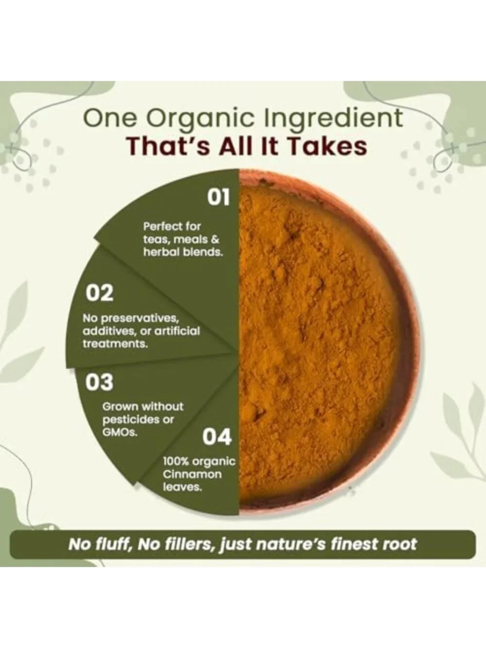 Pure Ceylon Cinnamon Powder - Organic Sri Lankan Spice for Baking & Cooking (16